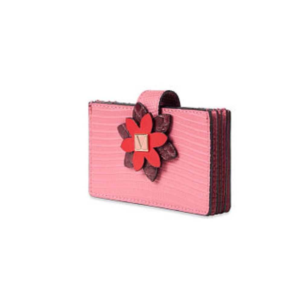 Victoria’s Secret Expandable Rose Lizard Card Case